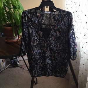 Dex botanical blouse